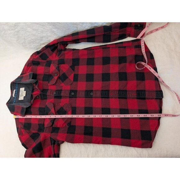 Penguin by Munsingwear Heritage slimfit buffalo plaid, red black sz small B14 - Picture 7 of 8